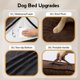thumbnail image 5 of Cama ortopédica para perros MEKIY con funda extraíble y lavable, color marrón L, 5 of 7