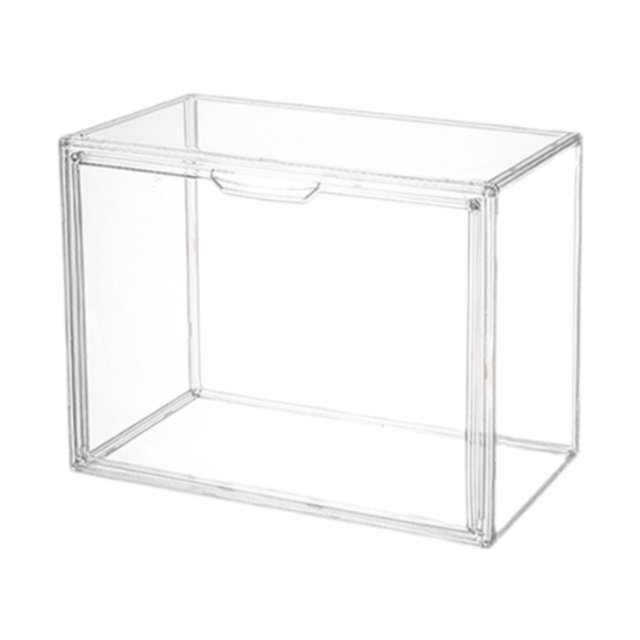 Caja expositora de bolsas, armario de almacenamiento, caja de almacenamiento de juguetes, vitrina de gran capacidad, organizador de bolso transparente 36cmx17cmx27cm
