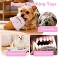 thumbnail image 4 of 2026 New 6 Pack Puppy Teething Toys Small Breed Dog Chew Toys with Rope Cute Plush Squeaky Dog Toys Soft Rubber Puppy Toys Set for Cleaning Teeth Interactive Pet Doggy Bone Toys (Pink), 4 of 7