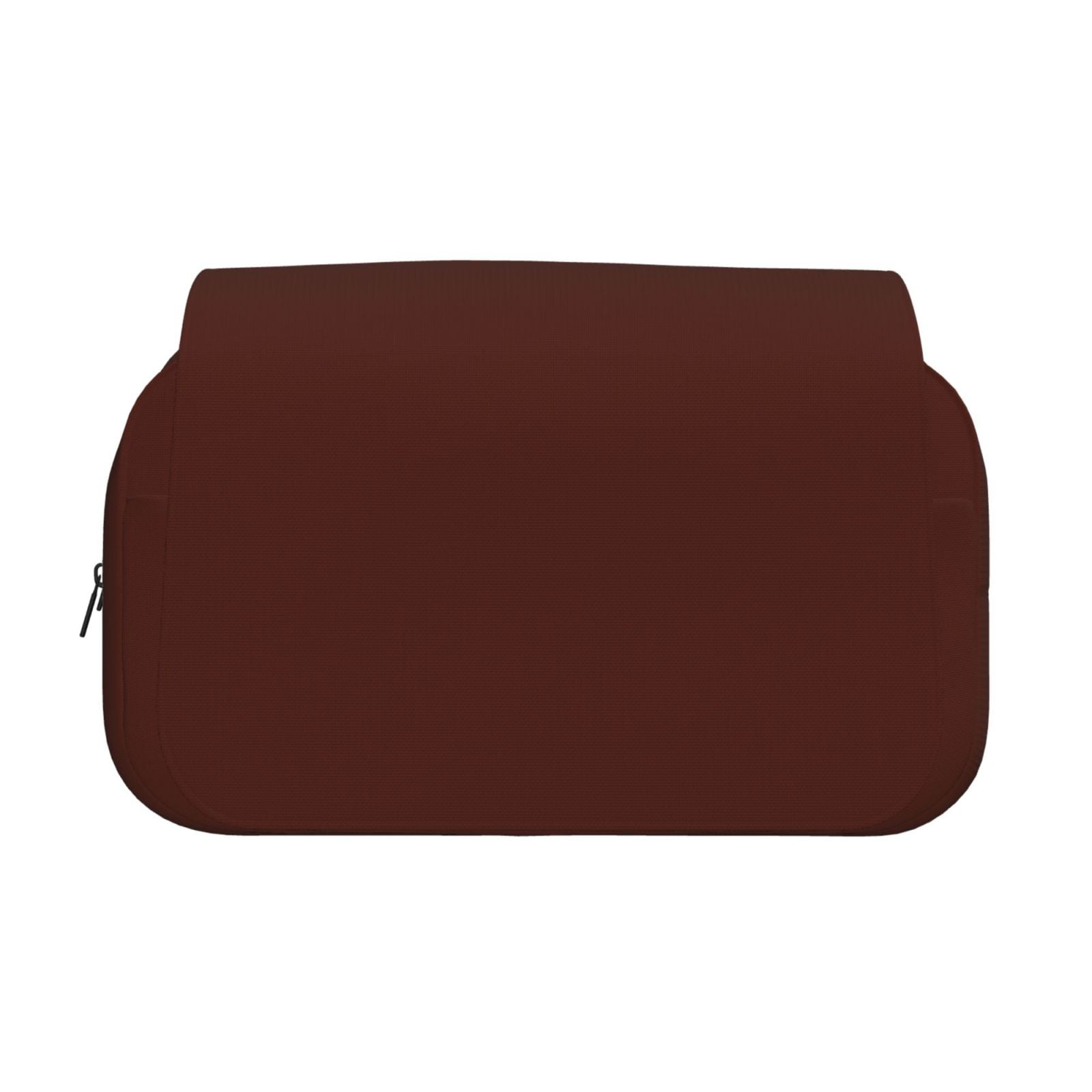 Rateoe Brown Pattern Double Clamshell Pen Case, Storage Organizer with Two Zipper Compartments– Holds Up to 50 Pencils & Pens