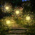 thumbnail image 2 of 1/2/4Pcs Solar LED Firework Fairy Light Outdoor Garden Decoration Lawn Pathway Light For Patio Yard Party Christmas Wedding, 2 of 7