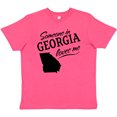 thumbnail image 3 of Inktastic Someone in Georgia Loves Me Youth T-Shirt, 3 of 5