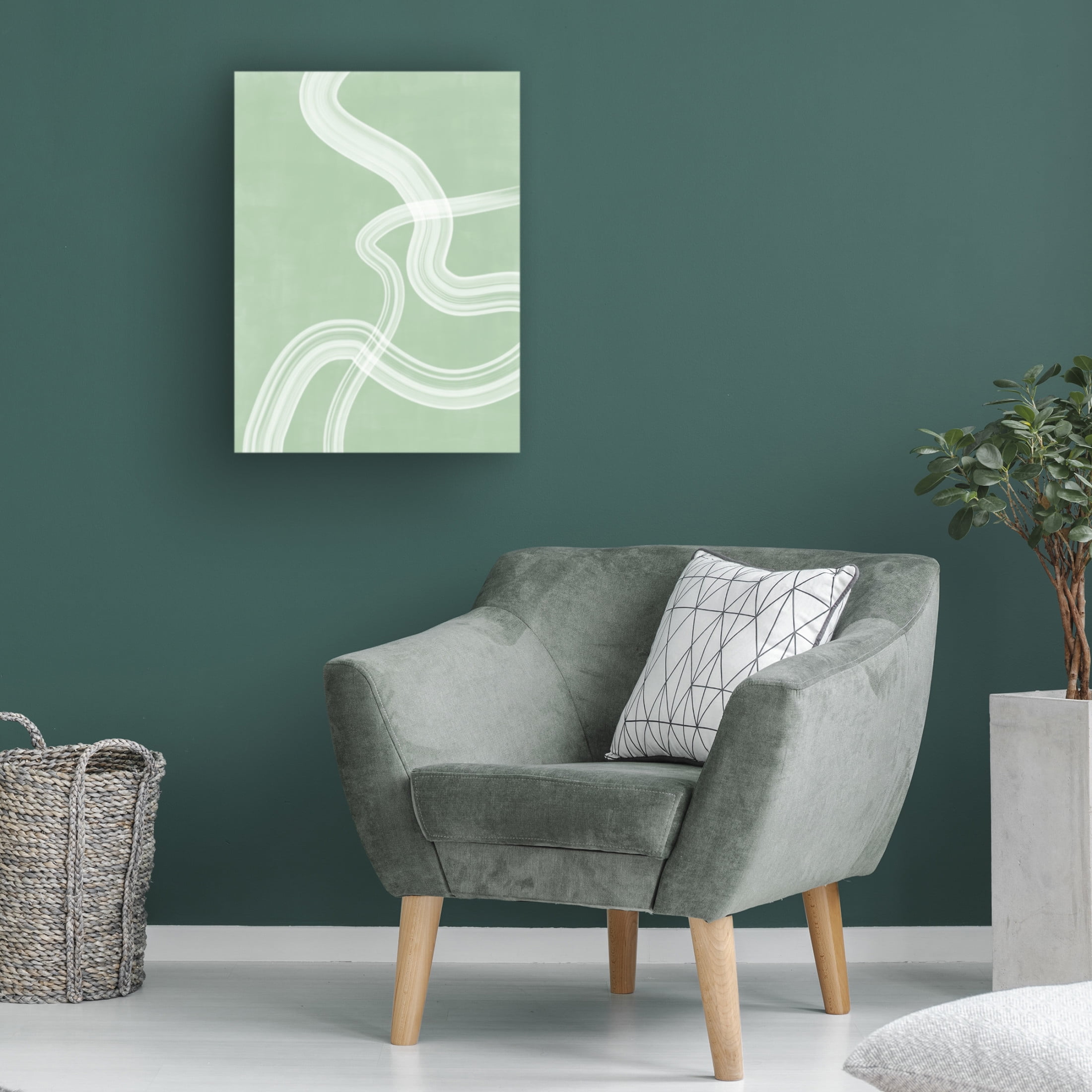 Trademark Fine Art Elena Ristova green18 Canvas Wall Art