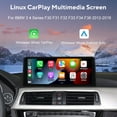 thumbnail image 3 of SNATEEN 8.8 inch Linux Carplay Screen/Radio/Multimedia Player for BMW 3/4 Series F30 F31 F32 F33 F34 F36 2013-2017 Universal Car Navigation/GPS Upgrade Headunit Display HD Touch Screen Replace System, 3 of 11