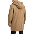thumbnail image 4 of Trikvn Men Peacoat Wool Winter Trendy Tweed Long Hooded Double Breasted Overcoat Warm Vintage Outerwear with Pockets Thermal, 4 of 7
