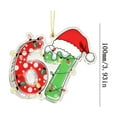 thumbnail image 7 of WKSCLPAI 2025 New Gingerbread 67 Christmas Ornament, Funny Six Seven Acrylic Tree Hanging Decorations, 67 Meme Holiday Home Decor, Xmas Gifts for Friends, Secret Santa(4" #A), 7 of 7