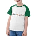 thumbnail image 4 of RXIRUCGD 2025 Vêtements d'Été pour Enfants Tout-Petits Garçons Filles Mode Mignon Col Rond Imprimé Manches Courtes Haut, 4 of 7
