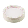 thumbnail image 5 of Glad Paper Plates, 8.5", Pink Flower, 50 Ct, 5 of 7