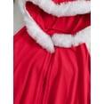 thumbnail image 6 of GXFC Little Girl Christmas Holiday Party Outfits Clothes 3T 4T 5T 6T 7T Kids Girls Hooded   Cloak+Sleeveless Dress 2Pcs Holiday-themed Clothing for Children Girl, 6 of 8