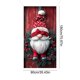 thumbnail image 3 of Cubierta de puerta navideña de 35 x 71 pulgadas - Diseño de Papá Noel - Decoración navideña para puerta - Decoración para festivales y fiestas, 3 of 5