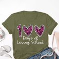 thumbnail image 5 of Luowei Teacher - Approved! Women's 100 Days of School T - Shirts Perfect for The Big 100Th Day Celebration and Appreciation, Green, M, 5 of 5