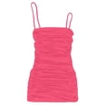 thumbnail image 6 of RUTAYY Women's Dress Solid Color Sleeveless Slim Fit Casual Everyday Wear Summer Comfortable Breathable Vacation Travel Dresses, 6 of 7