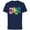 Navy, variant on Disney Minnie Mouse 2022 New Year’s Eve - Short Sleeve Cotton T-Shirt for Adults - Customized-Black