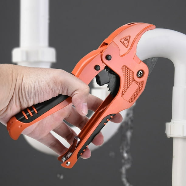 Tijeras para cortar tuberías de agua y gas con cuerpo de acero al manganeso, abertura de 42 mm, cortador de tuberías de PVC y PPR