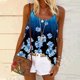 thumbnail image 1 of Puntoco Camisetas sin mangas ajustadas para mujer, blusas casuales de moda para mujer, camisetas holgadas estampadas, camisolas de cuello redondo, 1 of 5