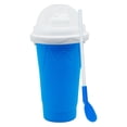 thumbnail image 2 of Slushy Maker - Taza para hacer granizados, taza de jugo de leche y cola, taza mágica de congelación rápida, taza de enfriamiento, taza de batidos con tapas y pajitas para todas las edades (azul), 2 of 5