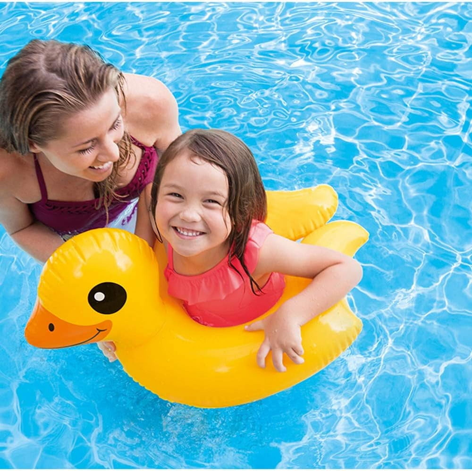 Intex 30" x 21.5" Animal Split Ring Kid's Pool Float Weight Limit Ages 3-6 - One Random Animal Design