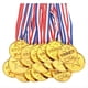 thumbnail image 1 of Paquete de 30 Medallas de Premio de Plástico Dorado para Niños, Perfectas para Deportes, Competiciones y Regalos de Fiesta, 1 of 6