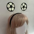 thumbnail image 2 of KAKOWELY Diadema con temática deportiva, diadema con balón de fútbol, diadema decorativa para fiesta, para decoración, 2 of 5