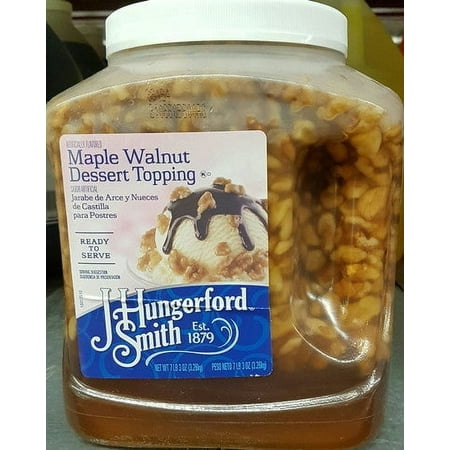 Walnut Sundae Topping, Wide-Mouth Jugs, 115 OZ