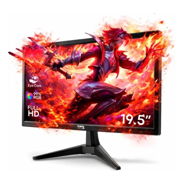 Monitor 19.5 Pulgadas Led Hdmi Full Hd Pantalla Flat 100 Hz Negro