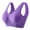 Dark Purple, variant on WCJM Padded Large Bust Sports Bra for Women High Support Racerback Run Soft Womens Underwear(Pink,3XL）
