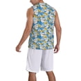 thumbnail image 2 of Sikiie Flower and Sail Boat Basketball Jersey Reversible Men's Mesh Athletic Sports Shirts Training Practice S-4XL4X-Large, 2 of 6