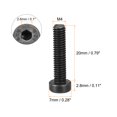 thumbnail image 2 of M4x20mm Hex Socket Thin Head Cap Screw Bolts 12.9 Grade Carbon Steel 50 Pack, 2 of 5