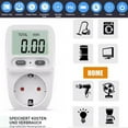 DIGITAL ENERGY COST METER & POWER CONSUMPTION COUNTER, TO 3680W UP V1W8
