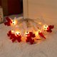 thumbnail image 4 of Guirnalda de luces navideñas con forma de muñeco de nieve | Luces LED colgantes de tela de 64 pulgadas, impermeables, para decoración de interiores y exteriores | Decoración festiva para árbol,, 4 of 6