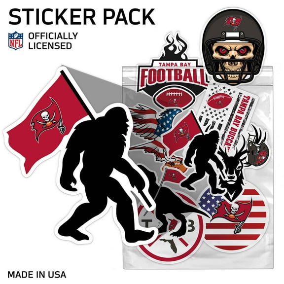 Tampa Bay Buccaneers Assorted Sticker Pack