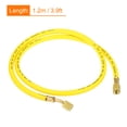 thumbnail image 2 of Uxcell 1/4 SAE Refrigerant Charging Hose 3.9ft 800PSI HVAC Hose for Air Conditioner Manifold Gauge Yellow, 2 of 5