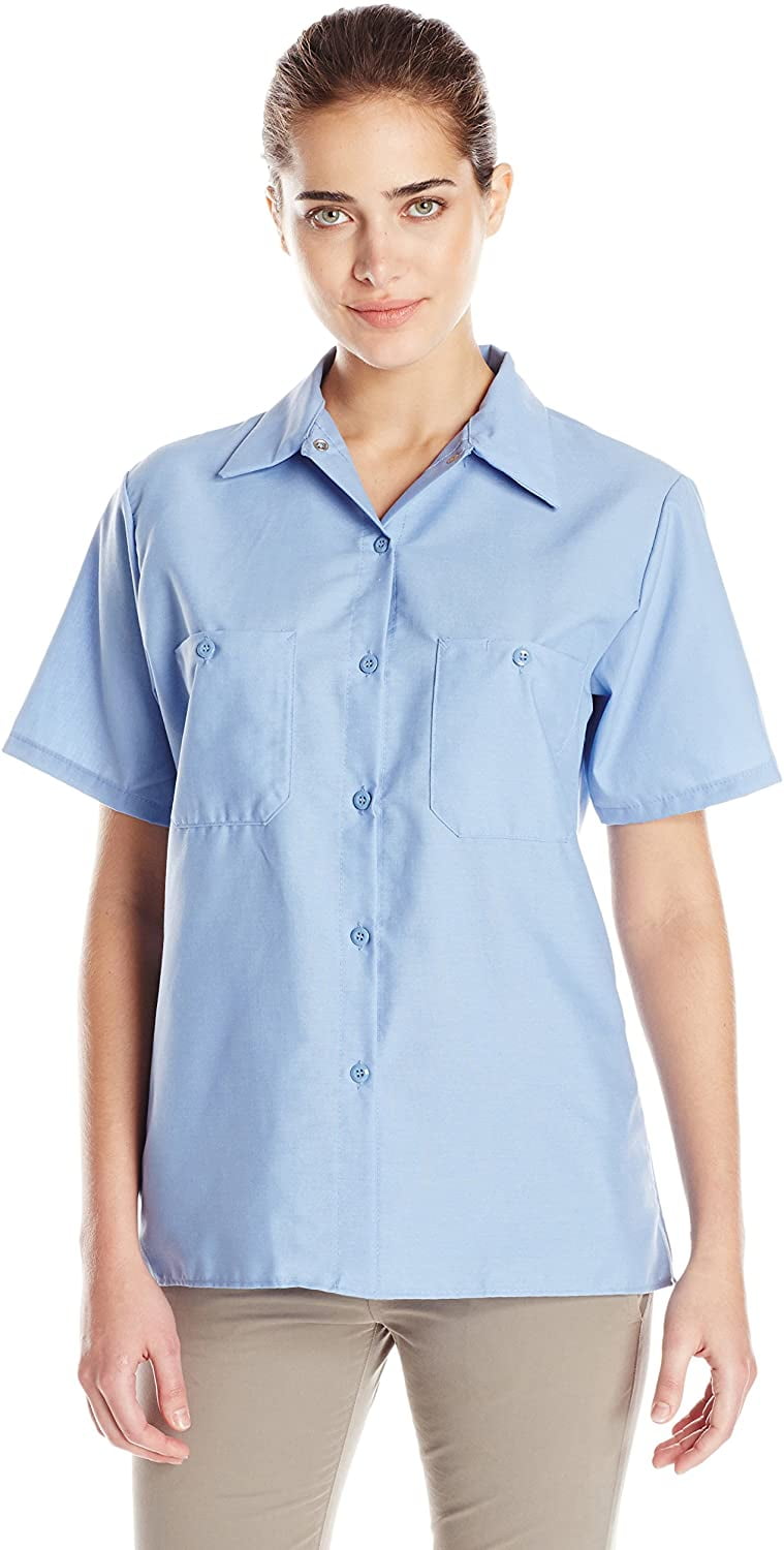 light blue work shirt womens