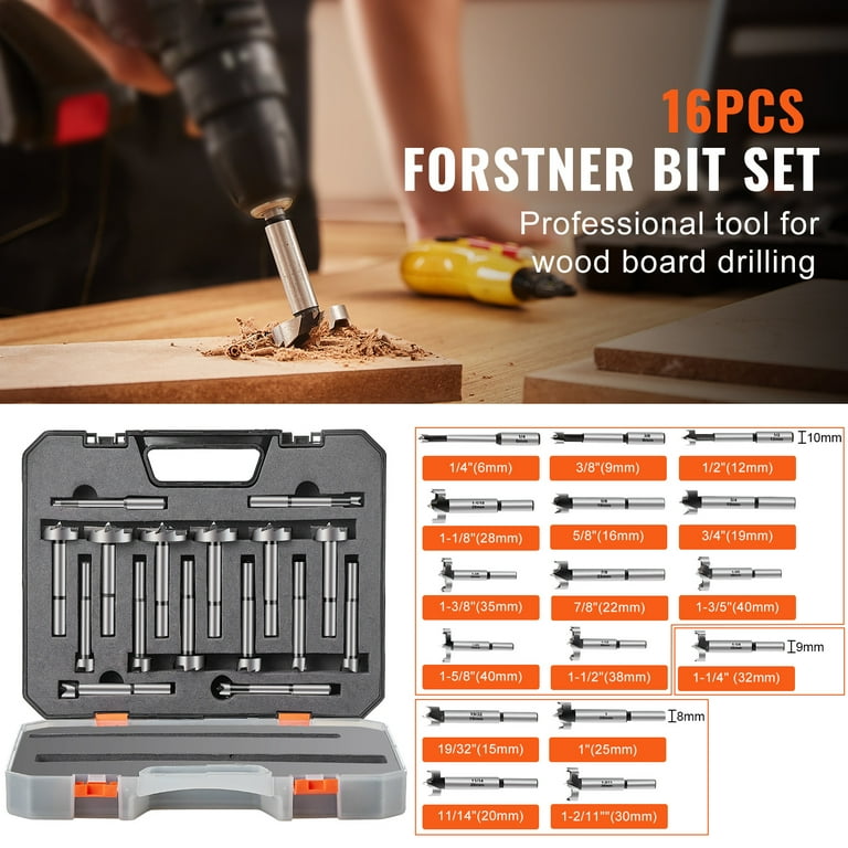 Uxcell Forstner Wood Boring Drill Bits Hole Saw Carbide Alloy