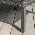 thumbnail image 6 of Estelle Outdoor Wicker Dining Chairs with Cushions, Set of 2, Grey, Silver, 6 of 7