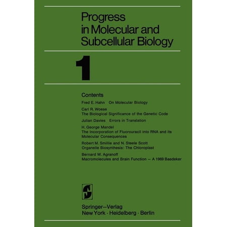 ISBN 9783642462023 product image for Progress in Molecular and Subcellular Biology: Progress in Molecular and Subcell | upcitemdb.com