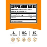 BulkSupplements L-Serine Powder - Amino Acid Supplement, L-Serine Supplement - Unflavored, 2g per Serving, 100g (3.5 oz)