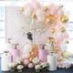 thumbnail image 3 of Pink and Gold Balloons, 60 pcs Pink Balloons, Metallic Balloons, Gold Confetti Balloons, White Balloons, Party Balloons, Latex Balloons, 3 of 4