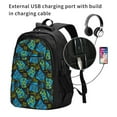thumbnail image 2 of Balery Play Game Mochila con carga USB para hombre y mujer - Mochila impermeable y antirrobo para laptop con puerto USB para viajes, trabajo, 2 of 7