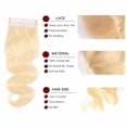 thumbnail image 3 of 4x4 Lace Closure 613 Blonde Straight Hair Closure Human Hair Brazilian Hair Body Wave Pre Plucked 4x4 Lace Closure Remy Hair Extensions, 3 of 5