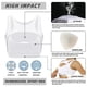 thumbnail image 3 of Ropa interior deportiva push-up para mujer, sujetador deportivo sexy de sujeción media a alta, top de fitness con copas desmontables, color blanco, 3 of 5