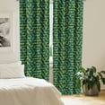 thumbnail image 3 of Ambesonne Abstract 4-Panel Curtains, Green Toned Shapes, 56"x63", Sea Green and Green, 3 of 4