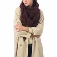 thumbnail image 2 of Coofit Winter Scarf Leopard Print Artificial Wool Blanket Scarf Shawl Scarf for Autumn, 2 of 8