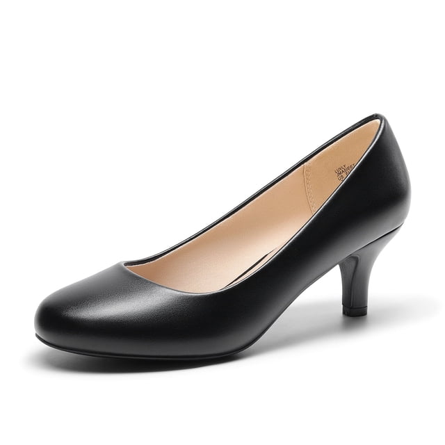 DREAM PAIRS - Zapatos cómodos de tacón bajo para Mujer