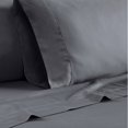 thumbnail image 3 of Benjara BM231571 Tulsa 1200 Thread Count Tri Blend Grand Sheet Set&44; Gris Foncé - 6 Pièces, 3 of 5