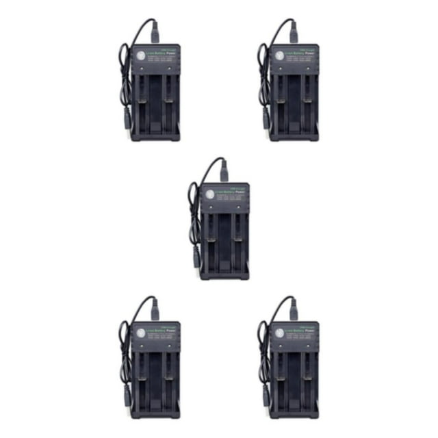 braveheart Fast and Efficient 2-Slots USB Batteries for Portable Universal Compatibility Style A 5Set