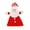 A, variant on Dserfhy Christmas Doll Knitted Candy Bag Reusable Drawstring Gift Bag Santa Claus Snowman Shape Holiday Party Favor Bag