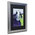 thumbnail image 2 of Trademark Fine Art "Bull Drool II" Canvas Art by Pat Saunders-White, Black Matte, Silver Frame, 2 of 4