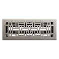 thumbnail image 4 of Imperial RG3447 Arts & Crafts Decorative Floor Register, 4 x 12-Inch, Brushed Nickel, 4 of 5