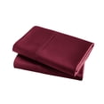 thumbnail image 2 of Superior Egyptian Cotton 2 Piece Pillowcase Set, King, Burgundy, 2 of 5